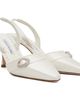 Manolo Blahnik Manolo Blahnik White Zutoslipla Heels - 4