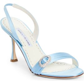 Manolo Blahnik Manolo Blahnik Zutosan Buckle Slingback Sandal