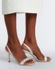 Manolo Blahnik Manolo Blahnik Zutosan embellished satin slingback sandals - 2