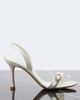 Manolo Blahnik Manolo Blahnik Zutosan embellished satin slingback sandals - 5
