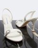 Manolo Blahnik Manolo Blahnik Zutosan embellished satin slingback sandals - 6