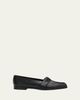 Manolo Blahnik Minoffa Leather Loafers - 1