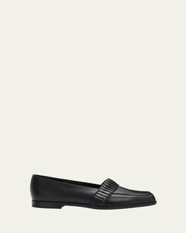 Manolo Blahnik Minoffa Leather Loafers
