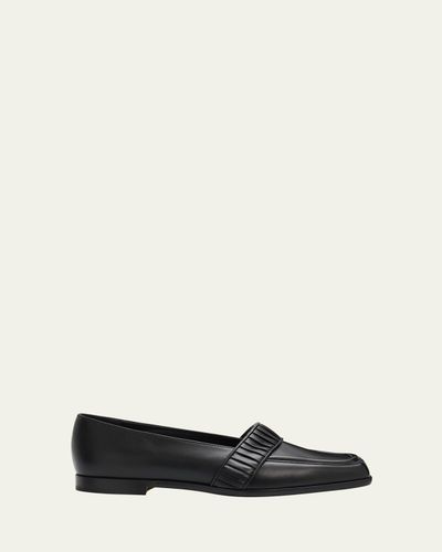 Manolo Blahnik Minoffa Leather Loafers