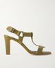 MANOLO BLAHNIK Miona 90 leather sandals - 1