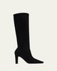 Manolo Blahnik Pavisco Suede Knee-High Boots - 1