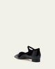 Manolo Blahnik Perdiccamod Patent Leather Ballerina Flats - 4
