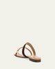 Manolo Blahnik Susa Suede Crisscross Flat Sandals - 2