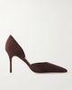 MANOLO BLAHNIK Talernu 90 suede pumps - 1