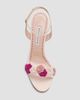 Manolo Blahnik Women's 105MM Floral Appliqué Silk Stiletto Sandals - 5