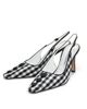 Manolo Blahnik Women's Alexa Gingham Slingback Pumps - 2