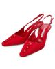 Manolo Blahnik Women's Alexapla 70MM Suede & Leather Pumps - 2