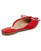 Manolo Blahnik Women's Ballerimu Bow-Detailed Leather Flat Mules - 3
