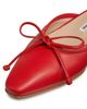Manolo Blahnik Women's Ballerimu Bow-Detailed Leather Flat Mules - 5