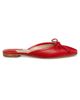 Manolo Blahnik Women's Ballerimu Bow-Detailed Leather Flat Mules - 6