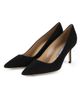 Manolo Blahnik Women's BB 70MM Suede Point Toe Pumps - 2