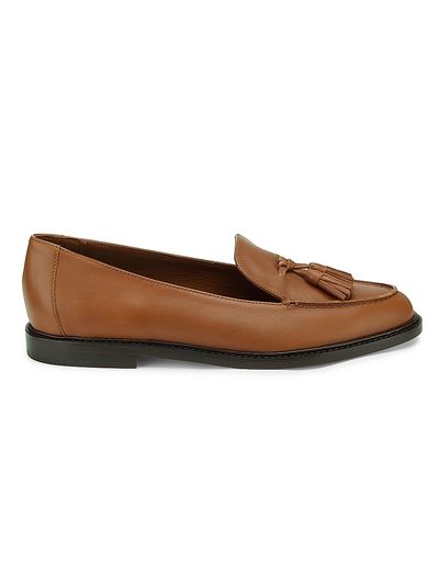 Manolo Blahnik Women's Bucky Tassel Leather Loafers