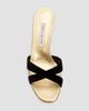 Manolo Blahnik Women's Callydramu 50MM Slanted-Heel Sandals - 5