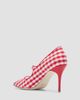 Manolo Blahnik Women's Camparinew 90MM Gingham Mary Jane Pumps - 4