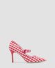 Manolo Blahnik Women's Camparinew 90MM Gingham Mary Jane Pumps - 6
