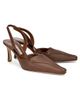 Manolo Blahnik Women's Cleosli 70MM Leather Slingback Pumps - 2