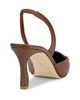 Manolo Blahnik Women's Cleosli 70MM Leather Slingback Pumps - 3