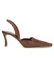 Manolo Blahnik Women's Cleosli 70MM Leather Slingback Pumps - 7