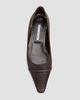 Manolo Blahnik Women's Continu Leather Flats - 5