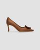Manolo Blahnik Women's Fortan 70MM Satin Stiletto Pumps - 1