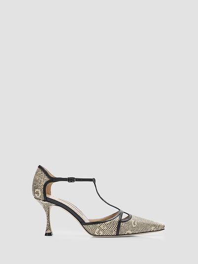 Manolo Blahnik Women's Gish 70MM Leather Pumps