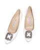 Manolo Blahnik Women's Hangisi 70MM Silk Pumps - 4