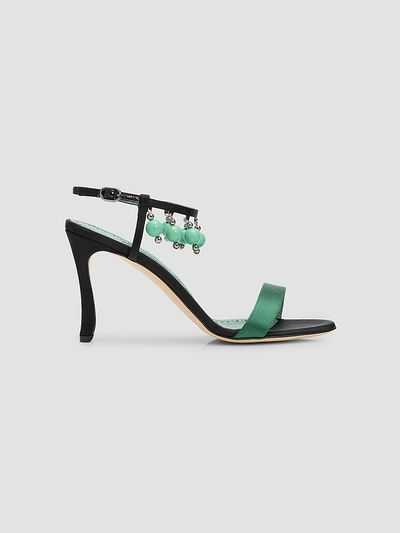 Manolo Blahnik Women's Kasasan 90MM Embellished Sandals