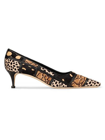 Manolo Blahnik Women's Maren Printed Calf Hair & Leather Pumps