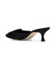 Manolo Blahnik Women's Maysale 50MM Suede Mules - 6