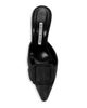 Manolo Blahnik Women's Maysale 70MM Buckle Suede Mules - 5