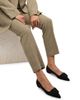 Manolo Blahnik Women's Maysale Buckle-Detail Suede Ballet Flats - 2