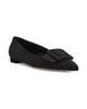 Manolo Blahnik Women's Maysale Buckle-Detail Suede Ballet Flats - 3