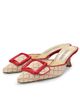 Manolo Blahnik Women's Maysalebi 50MM Buckled Mules - 2