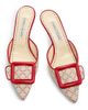 Manolo Blahnik Women's Maysalebi 50MM Buckled Mules - 4