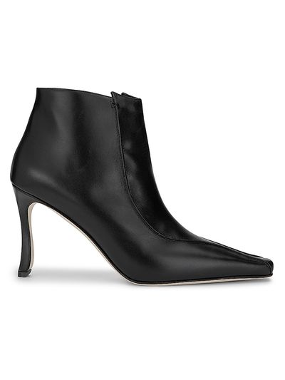 Manolo Blahnik Women's Milleta Leather Ankle Boots