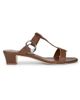 Manolo Blahnik Women's Miona Leather T-Bar Sandals - 1