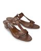 Manolo Blahnik Women's Miona Leather T-Bar Sandals - 2