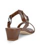 Manolo Blahnik Women's Miona Leather T-Bar Sandals - 3