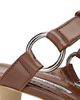 Manolo Blahnik Women's Miona Leather T-Bar Sandals - 6