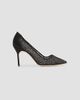 Manolo Blahnik Women's Polka Dot Mesh Stiletto Pumps - 7