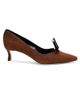 Manolo Blahnik Women's Potoka 50MM Suede Pumps - 1