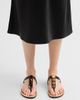 Manolo Blahnik Women's Ruja Dome-Stud Leather Thong Sandals - 2