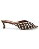 Manolo Blahnik Women's Trofesamu Woven Kitten-Heel Sandals - 1