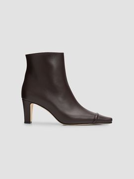 Manolo Blahnik Women's Vivecal Leather Ankle Boots
