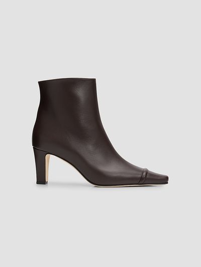 Manolo Blahnik Women's Vivecal Leather Ankle Boots